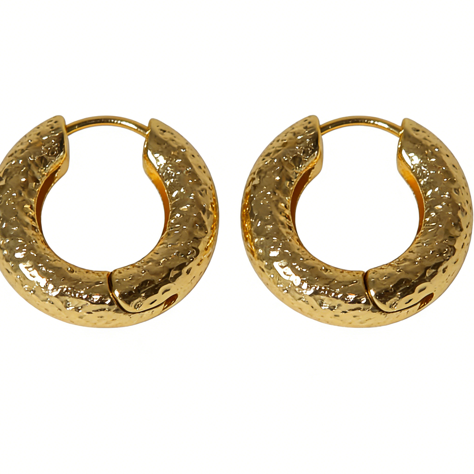 Sutton Gold Plated Huggies