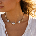 Fonda freshwater baroque pearl necklace