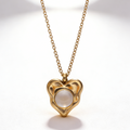 Valentine necklace amour gold plated