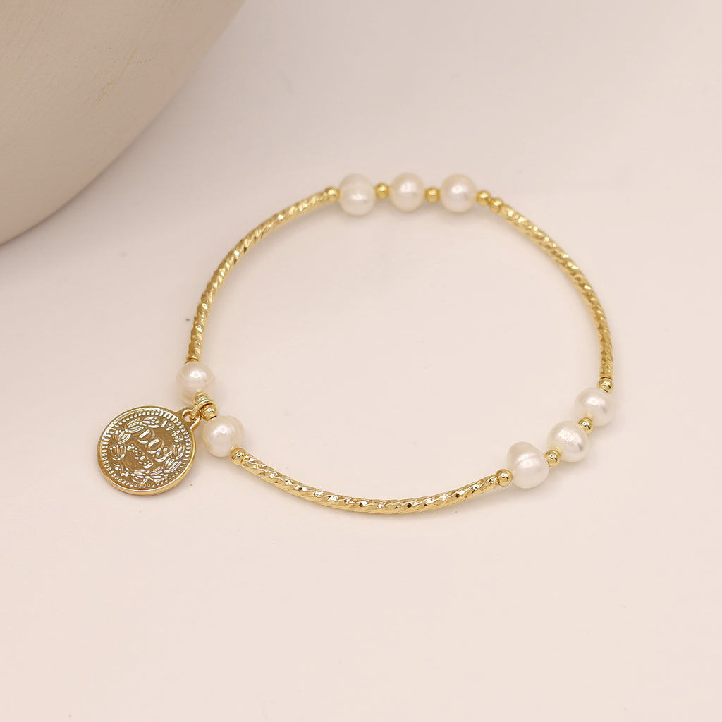 Vida gold plated handmade bracelet