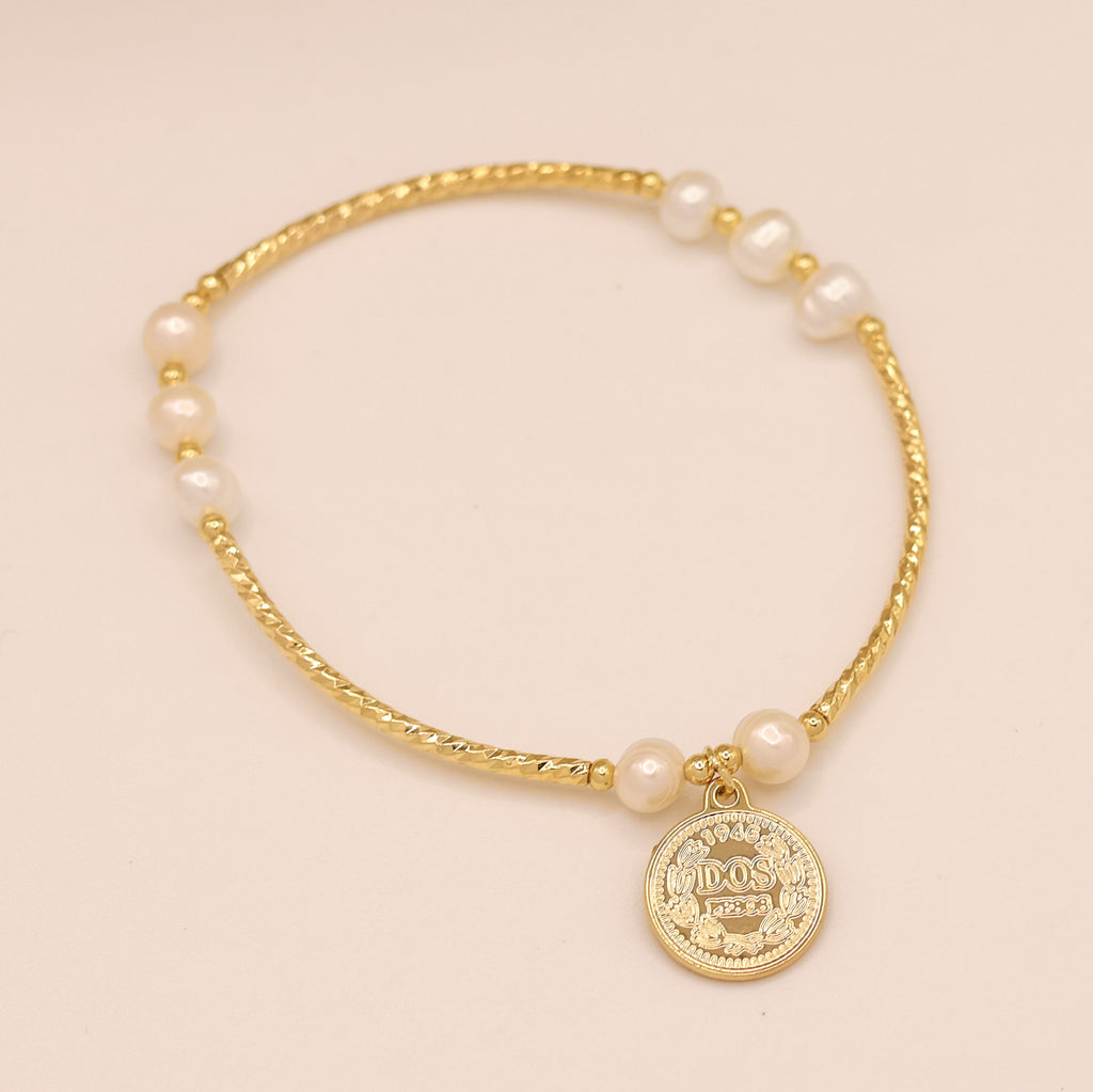 Vida gold plated handmade bracelet