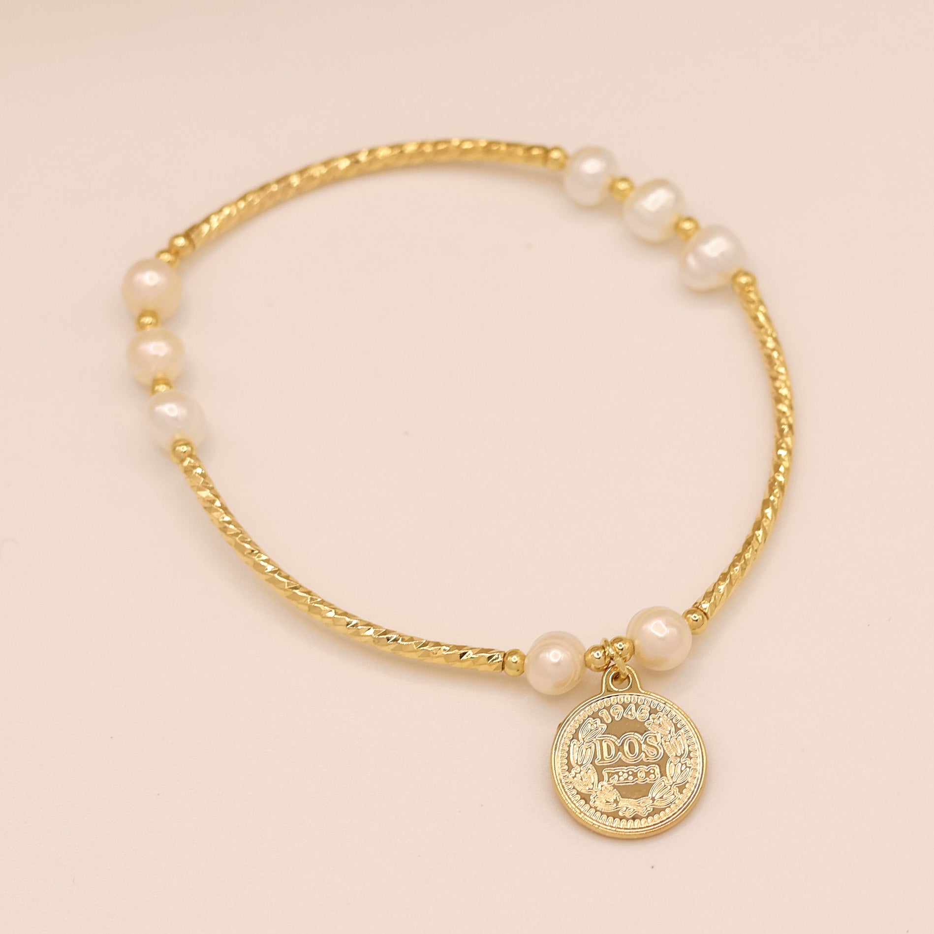 Vida gold plated handmade bracelet