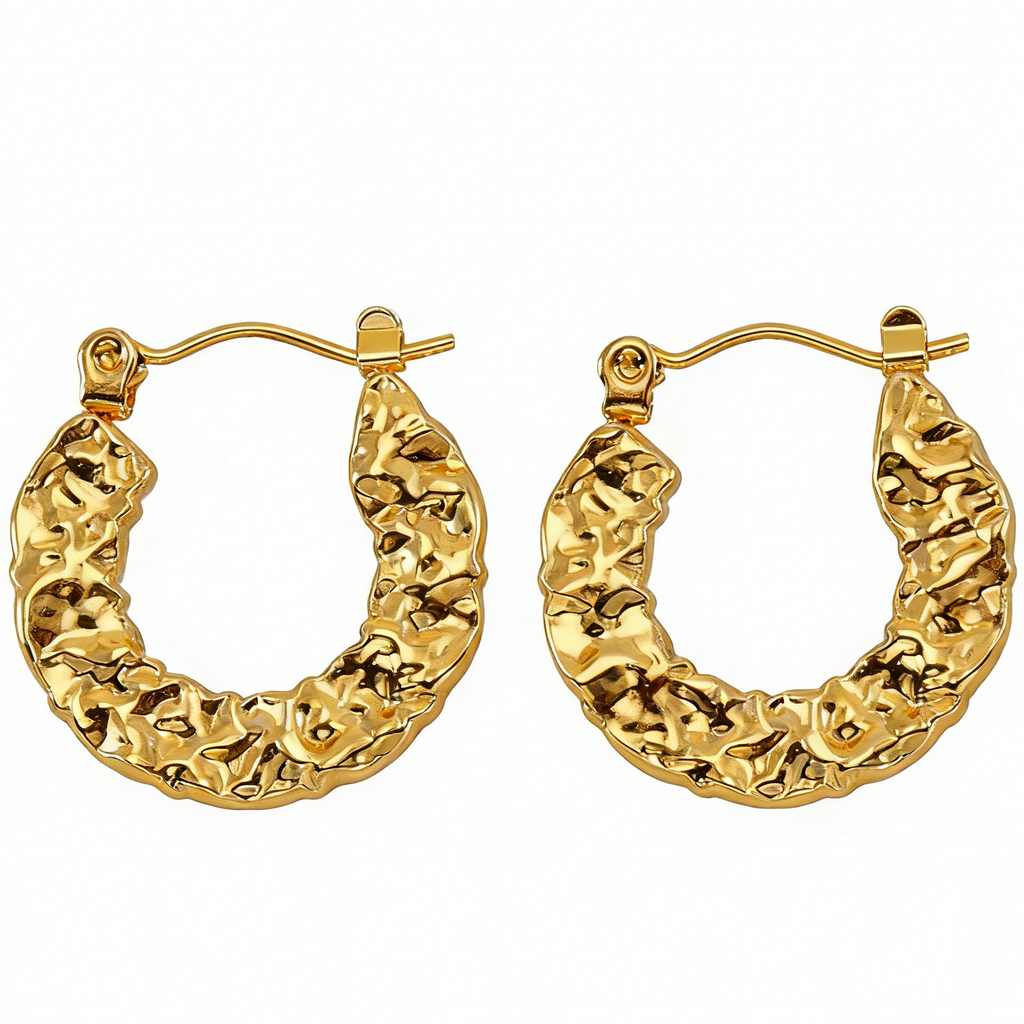 Alex Gold plated huggies earrings
