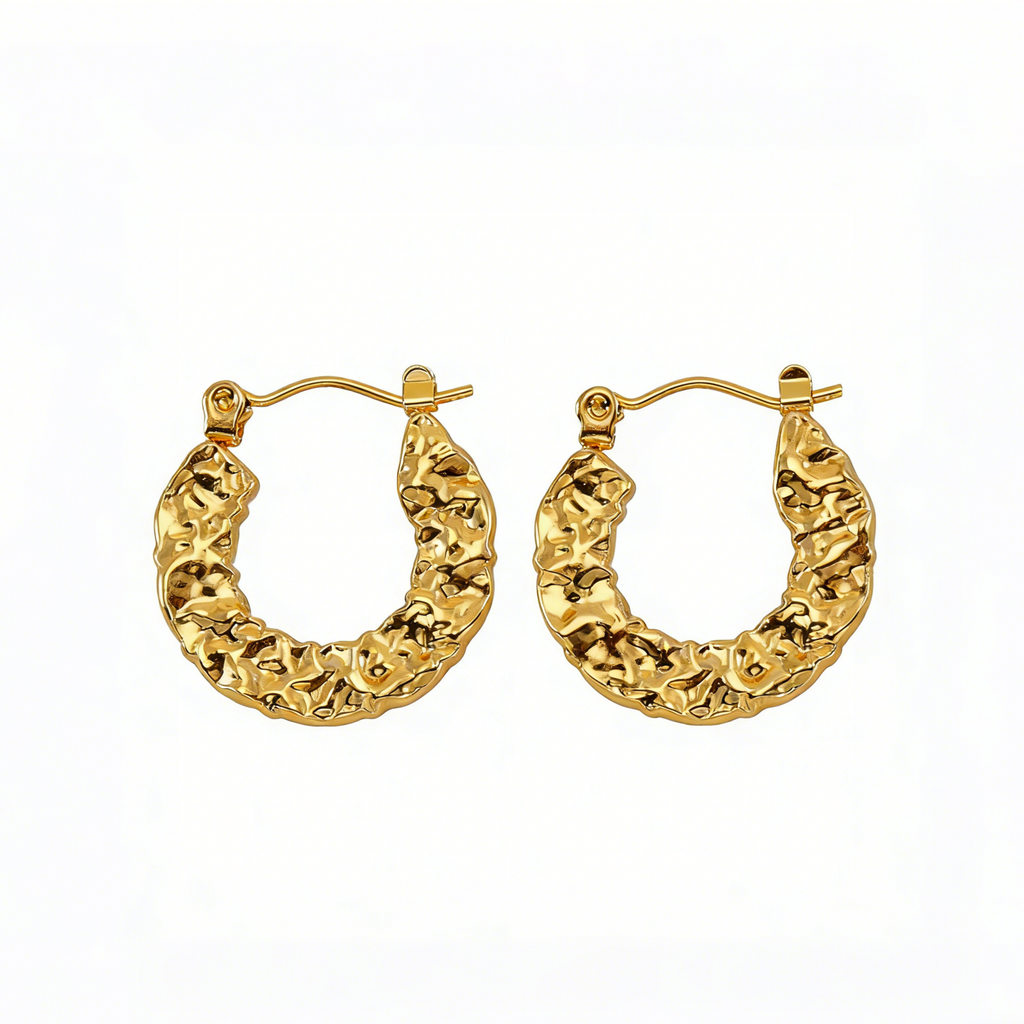 Alex Gold plated huggies earrings