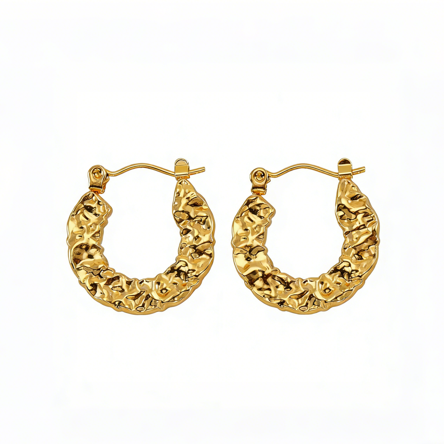 Alex Gold plated huggies earrings
