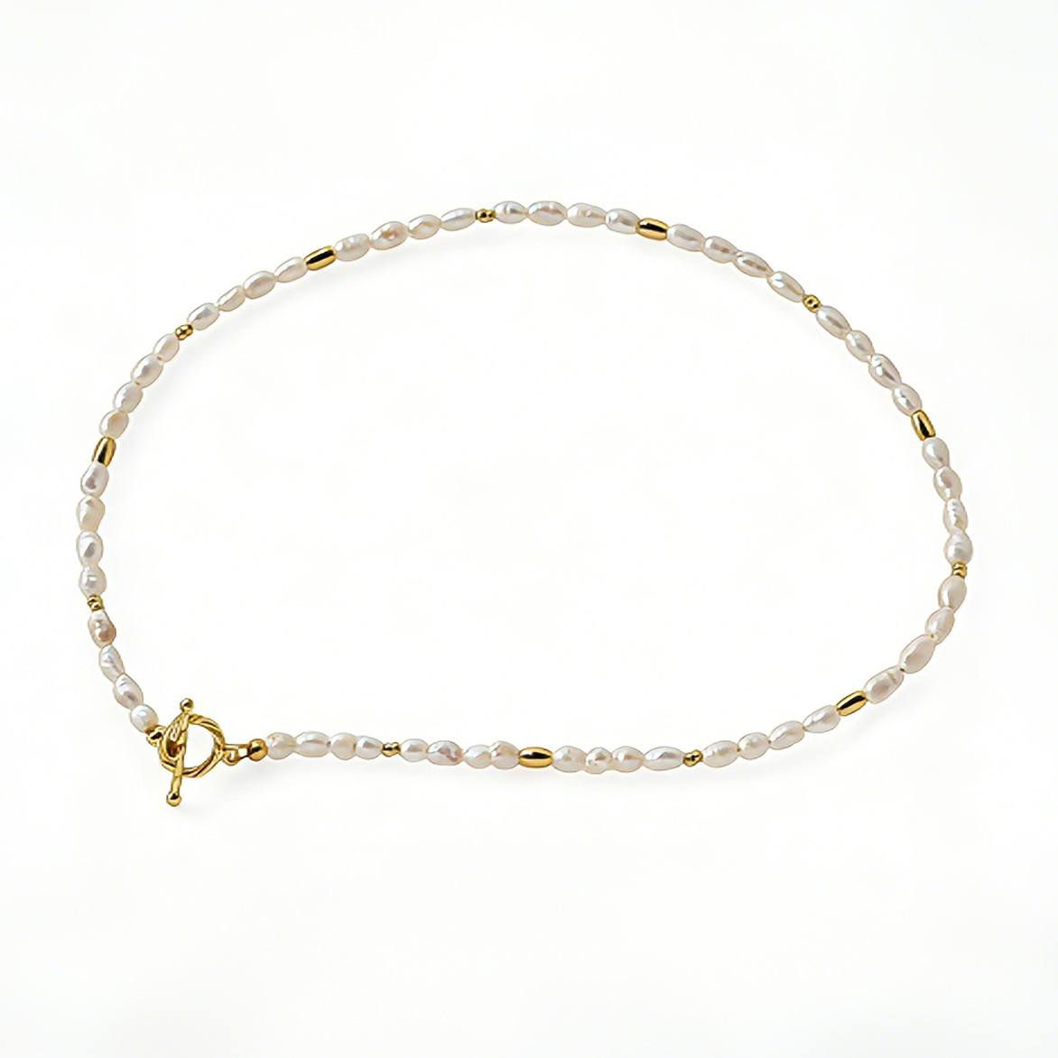 Keshi natural pearl necklace