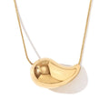 Gold plated waterdrop necklace