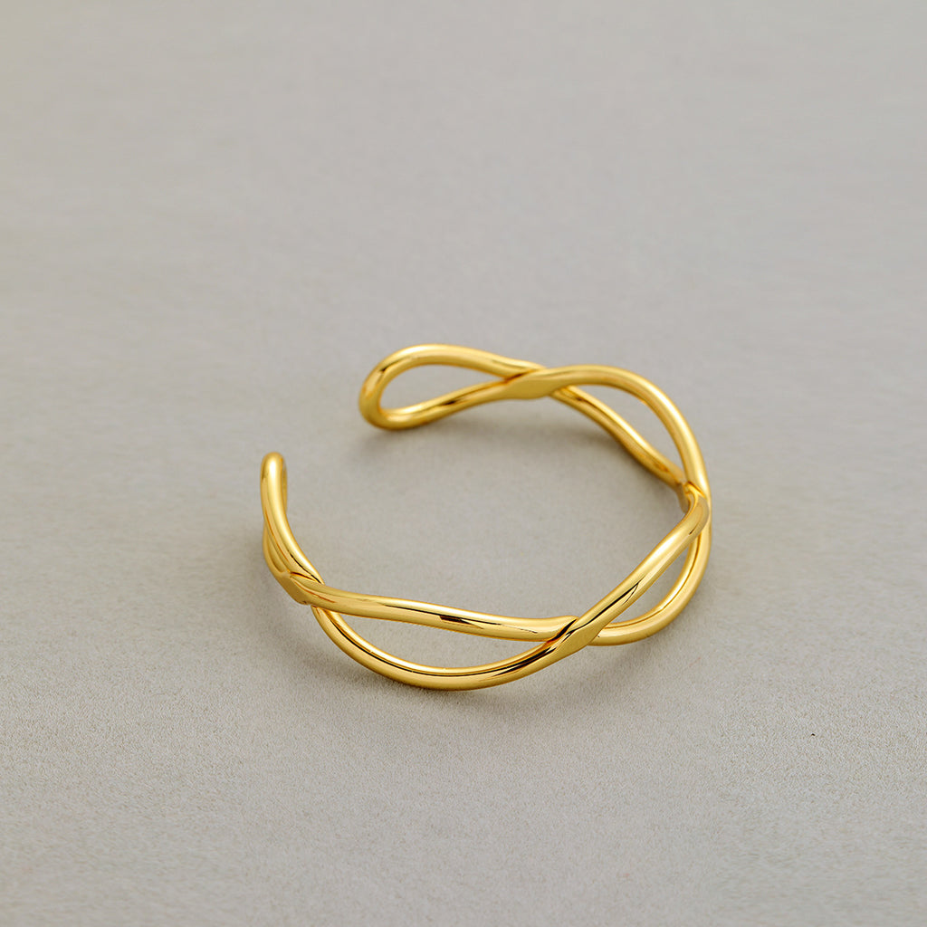 Gold Plated Eternity bangle