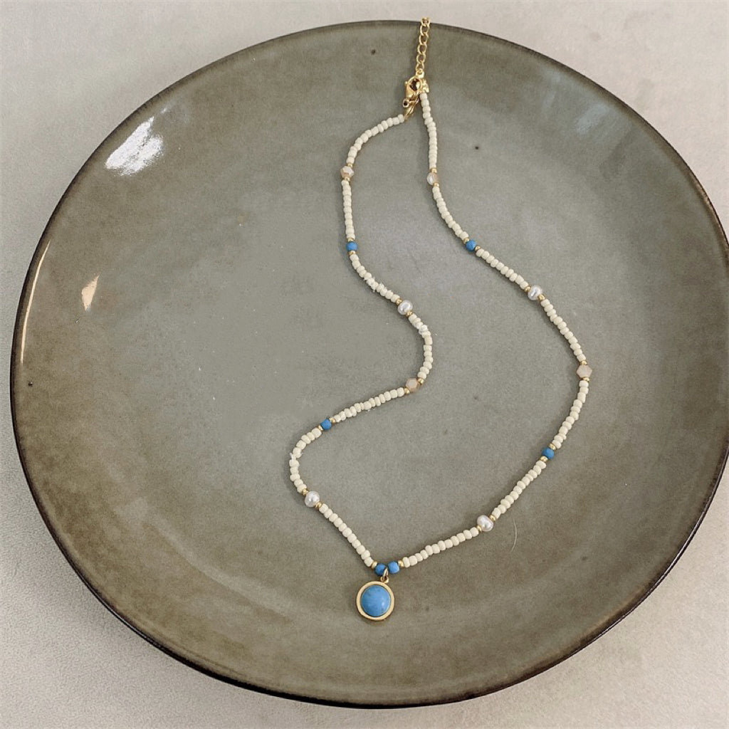 Turquoise dream necklace handmade